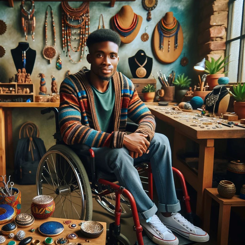 DiseƱador de Joyas presentando sus creaciones