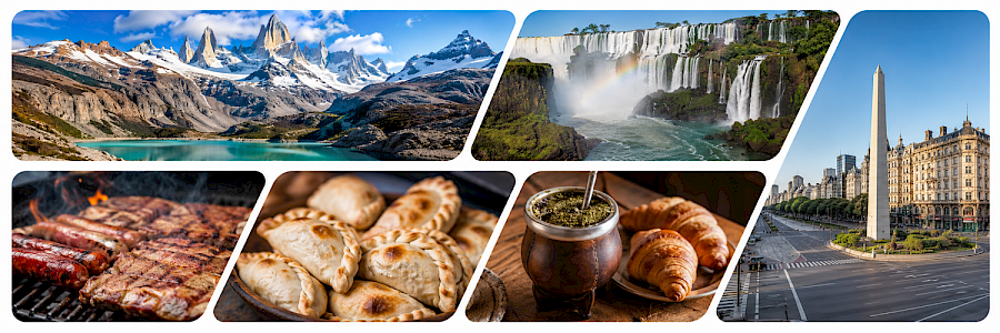 Paisajes, patrimonio y gastronomía representativos del turismo en Argentina