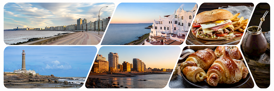 Costas, arquitectura y gastronomía representativos del turismo en Uruguay