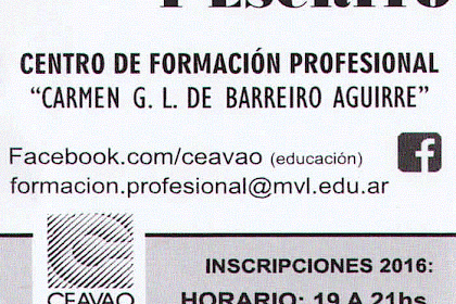 Centro de Formaci&oacute;n Profesional "Carmen G. L. de Barreiro Aguirre"