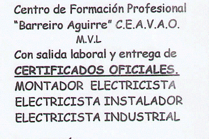 Centro de Formaci&oacute;n Profesional "Carmen G. L. de Barreiro Aguirre"